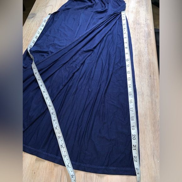 NWOT Go Couture Navy Blue Sleeveless Maxi Dress - Picture 11 of 14